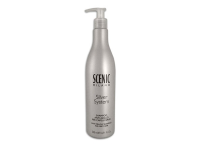 Shampoo anti-giallo per capelli grigi