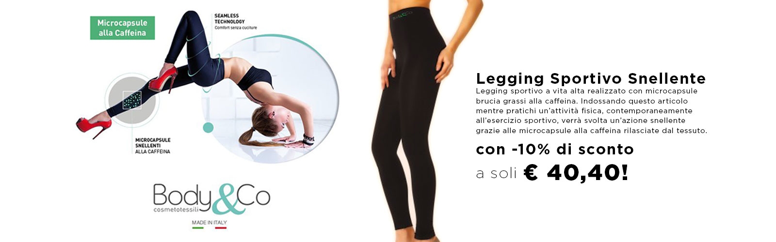 Body&Co Leggings Sportivo Snellente